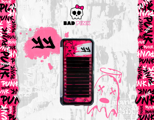 Cílios BAD PINK YY Curvatura D