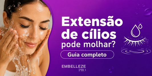 Extensão de cílios pode molhar? Guia completo