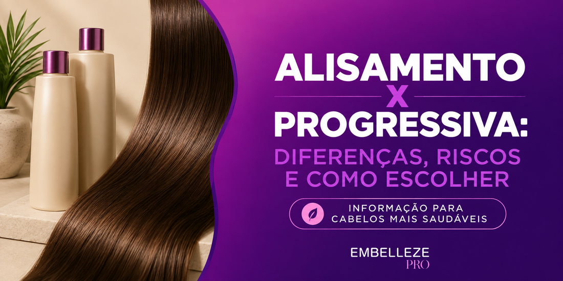 Alisamento x progressiva: diferenças, riscos e como escolher