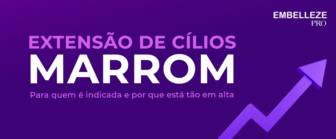 cílios marrom