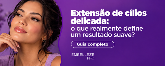 Extensão de cílios delicada: o que realmente define um resultado suave?