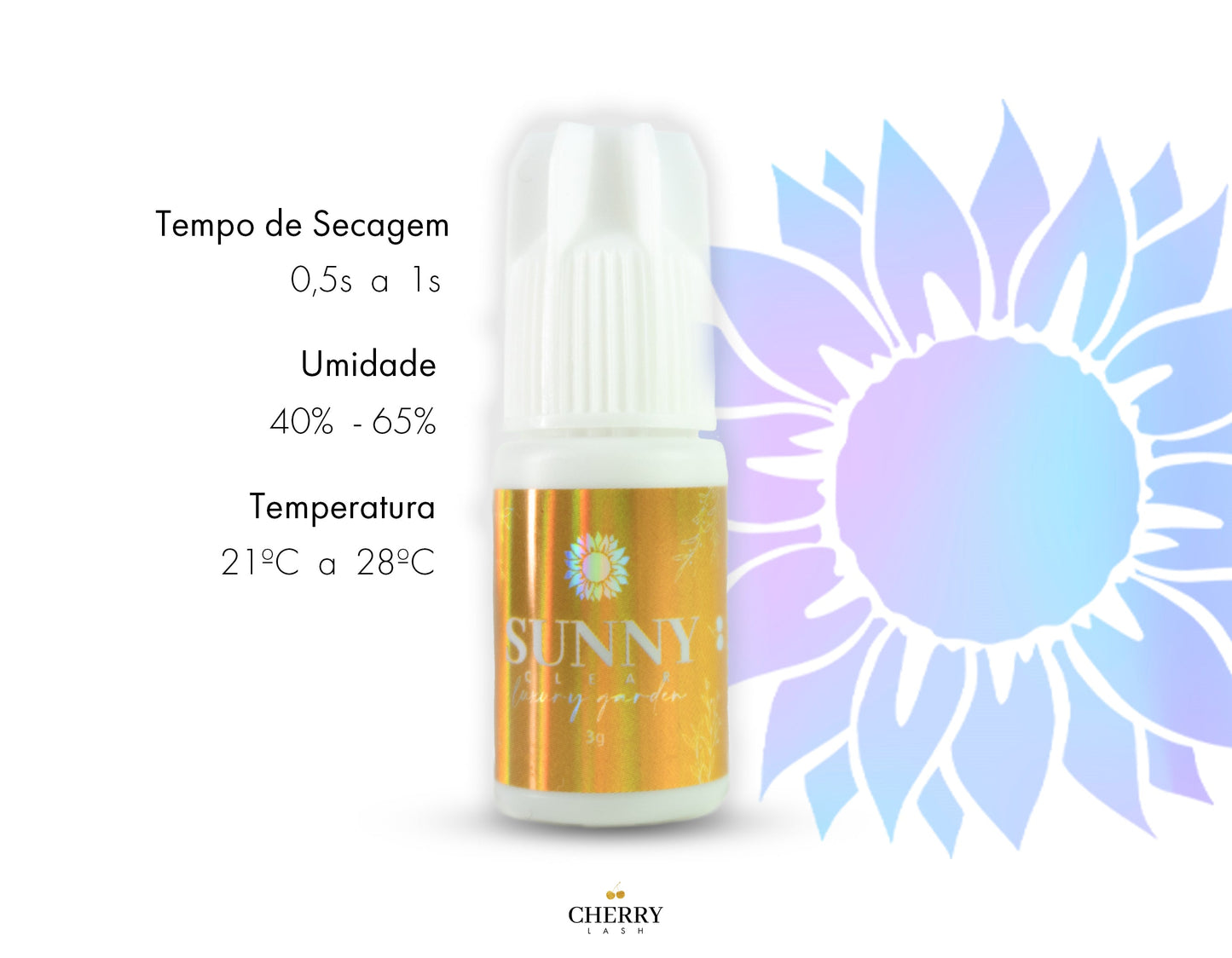 Cola Adesivo Cherry Lash Sunny Clear - Luxury Garden