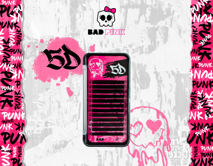 Cílios BAD PINK W 5D Curvatura C