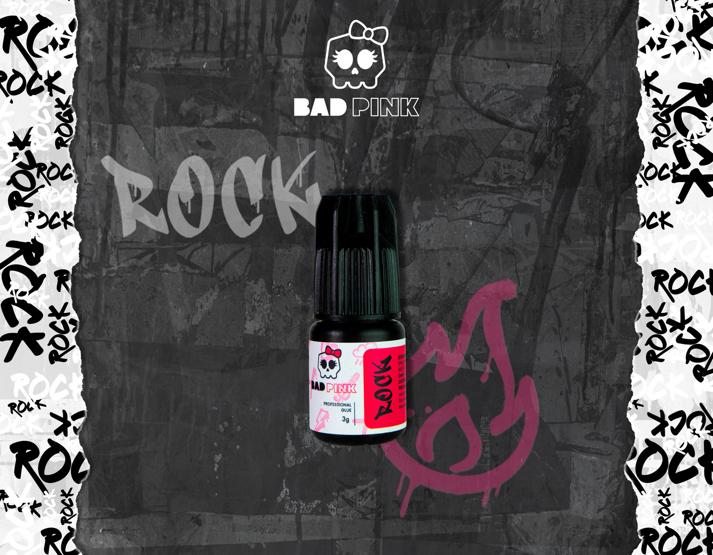 Cola Adesivo BAD PINK - ROCK