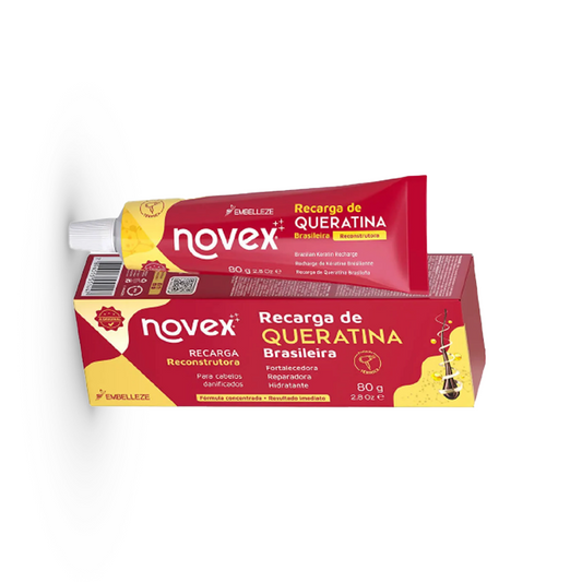 Tratamento Reconstrutor Novex Recarga de Queratina Brasileira