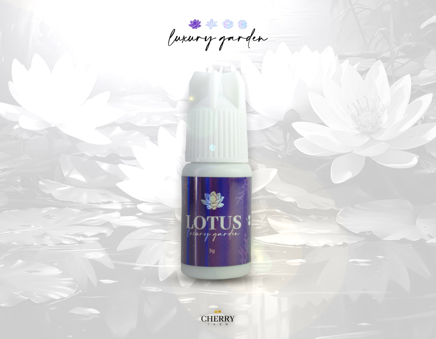 Cola Adesivo Cherry Lash Lotus - Luxury Garden