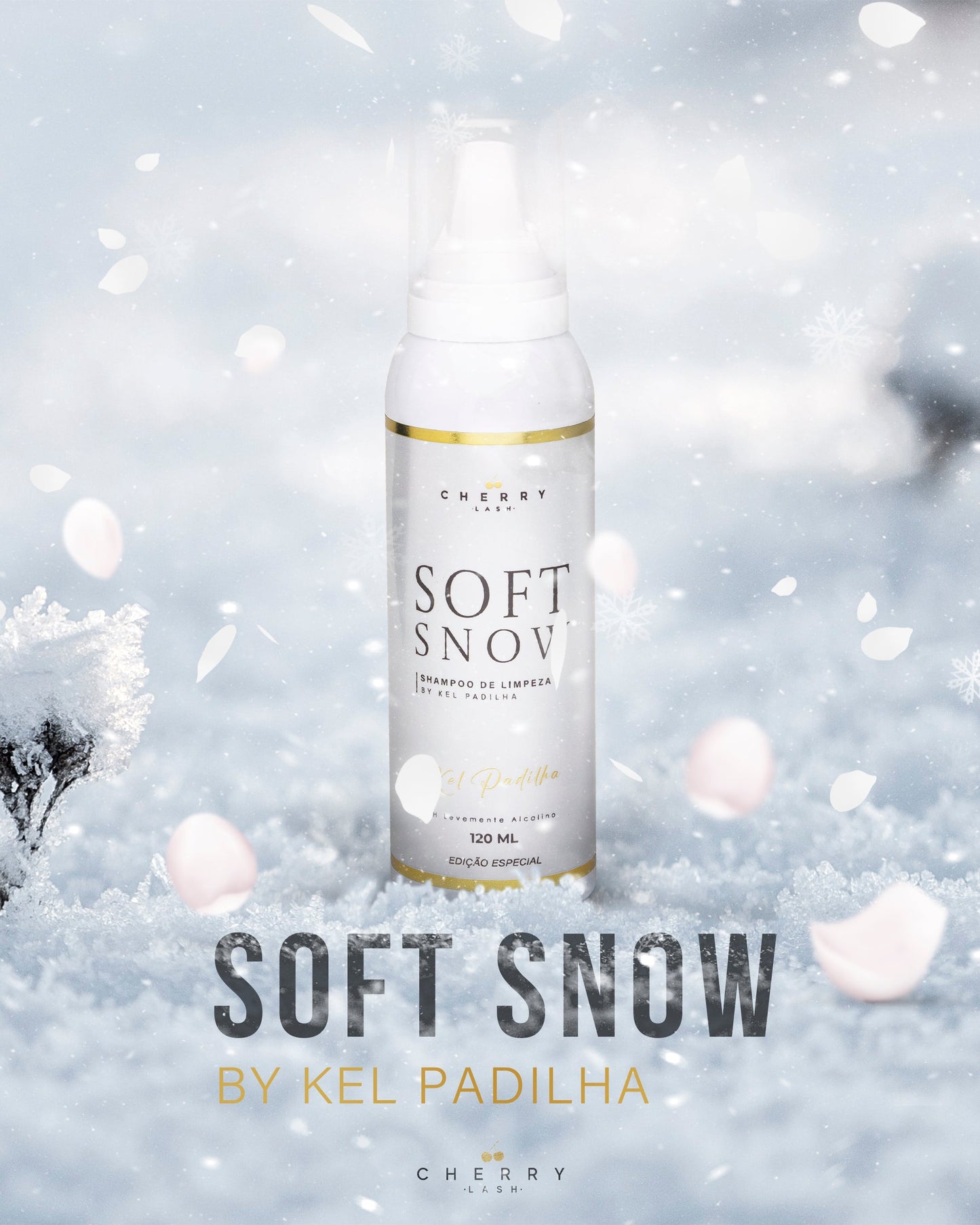 Espuma de Limpeza Cherry Lash Soft Snow